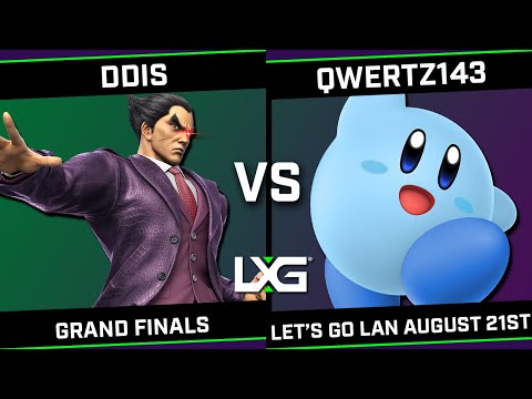 LXG Let's Go LAN August 21st - GRAND FINALS - DDIS (Kazuya) vs qwertz143 (Kirby)