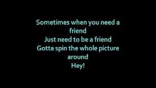 Barbie movie song: Be a friend lyrics