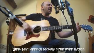 Video thumbnail for Steph Hoy -  Keep On Rocking in The Free World - Neil Young - Live take with Taylor 110e by Steph Hoy Music