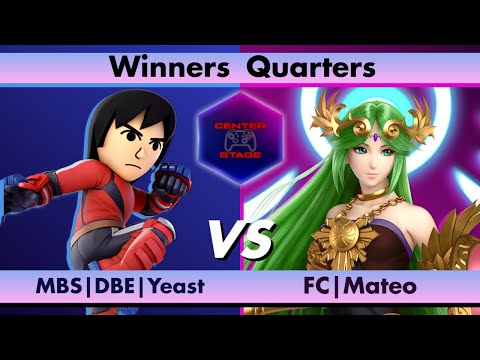 Center Stage #9 - MBS DBE Yeast (Mii Brawler) vs FC Mateo (Palutena) - Smash Ultimate SSBU