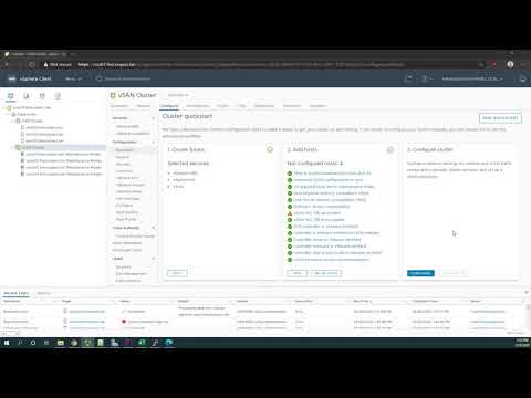 vSphere 7 Demo - Cluster Quickstart
