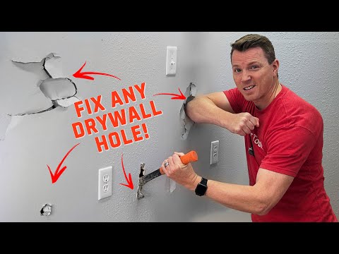 YouTube video about How to Easily Add a Drywall Patch to Your Wall