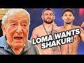 BOB ARUM REVEALS LOMACHENKO WANTS SHAKUR STEVENSON FIGHT WITH HANEY WIN!