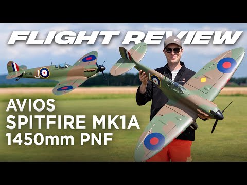 Avios Spitfire MK1a 1450mm PNF I Flight Review #hobbyking #avios