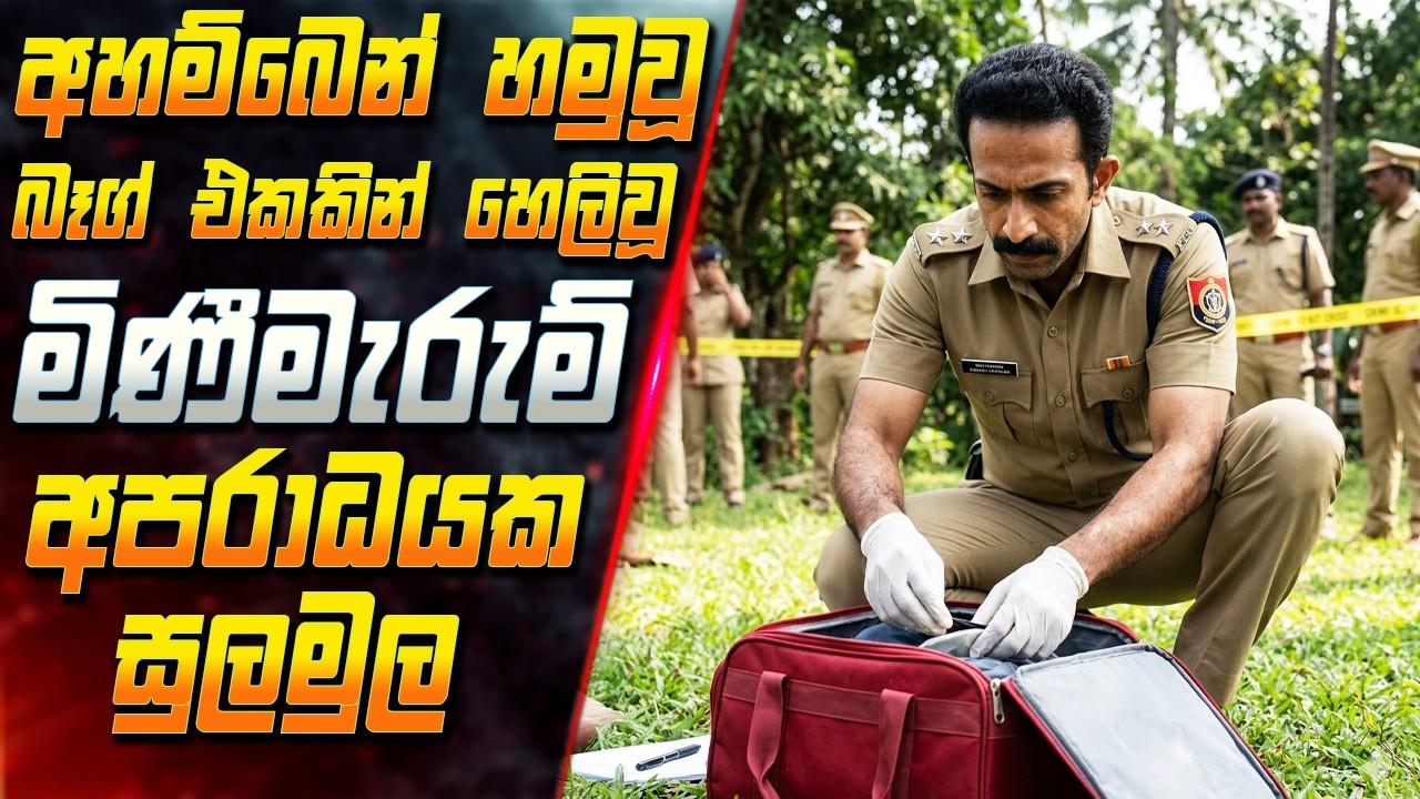 අහම්බෙන් හමුවූ රත්‍රන් බෑග් එකකින් හෙලිවූ මිණීමැරු?