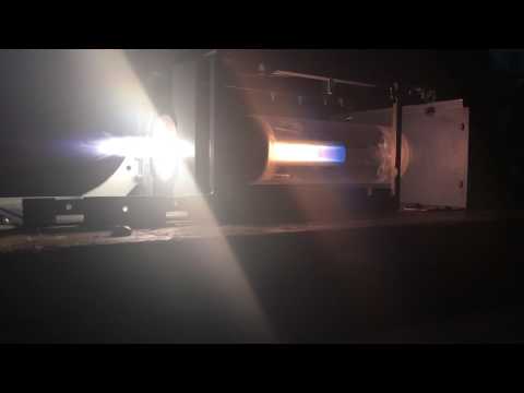 Hybrid Rocket Engine Oxygen in an Acrylic Combustion Chamber