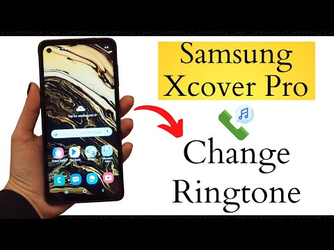 How to Change Ringtone in Samsung Galaxy XCover Pro \\ ringtone sound setting