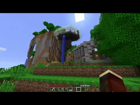 a secret hidden behind the waterfall? ~ Minecraft Beta 1.7.3 [12]