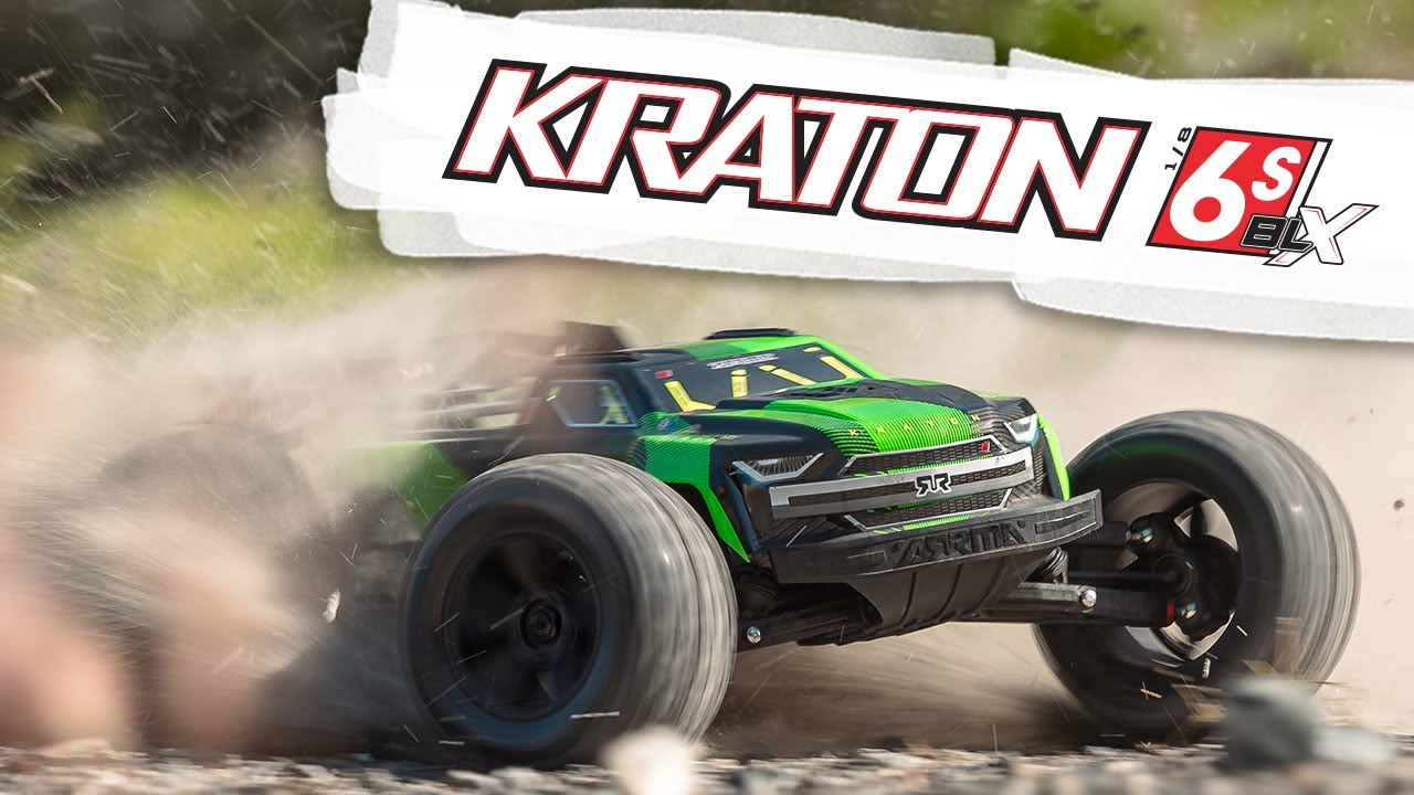 Arrma Monster Truck Kraton BLX6S, green ARTR, 1:8