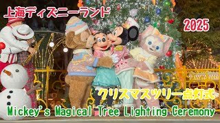 心があったかくなる♥ツリー点灯式 Mickey's MagicalTree LightingCeremony 【上海ディズニー】2025年