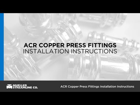 Streamline® ACR Copper Press Fittings | Installation Instructions
