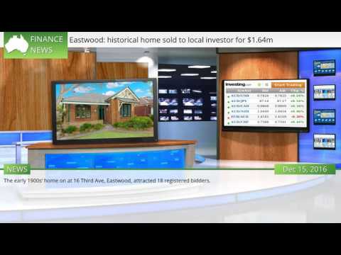 Eastwood: historical home sold to local investor for $1.64m