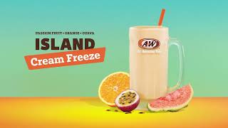 A&W Meet the Island Cream Freeze | New at A&W!