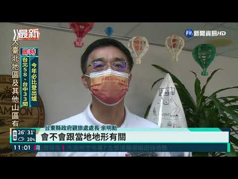 11年來首宗意外 台東熱氣球起火迫降