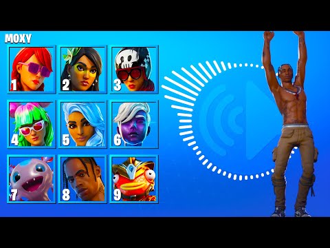 GUESS the Fortnite SKIN by the DANCE - Fortnite Challenge By Moxy
