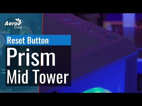 Aerocool Prism ARGB Midi-Tower, Tempered Glass - juodos spalvos video