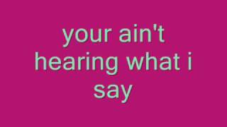 Cowboy Casanova-Carrie Underwood [lyrics on screen].