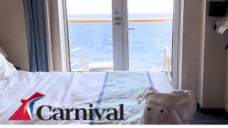 Balcony Room Tour Carnival Pride #4227 4K HD VERY HONEST!!!