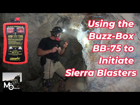 Using the Buzz Box BB 75 to Initiate Sierra Blasters #goldprospecting