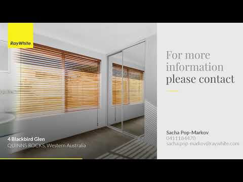 4 Blackbird Glen, Quinns Rocks, WA 6030, 4 slaapkamers, 2 badkamers, House
