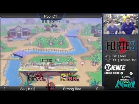 Forte 3-SU | Kei$ (Lucario) vs Strong Bad (Wario) Pools