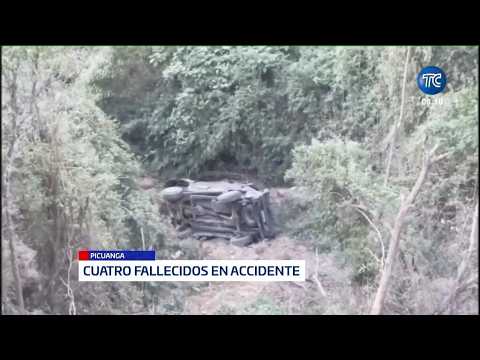 Vehículo cae a barranco y deja cuatro fallecidos