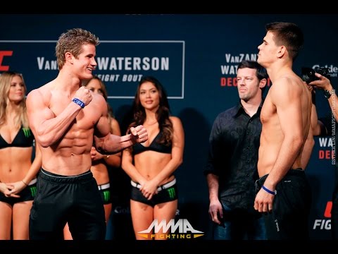 UFC on FOX 22 Weigh-Ins: Sage Northcutt vs. Mickey Gall Staredown