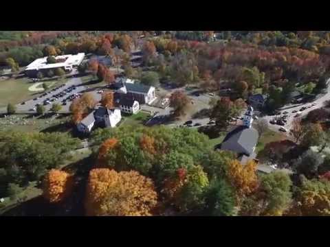 Autumn in Sudbury Center, Drone Footage (Full Flight)