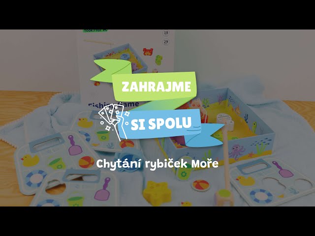 Chytání rybiček Moře společenská hra pro děti