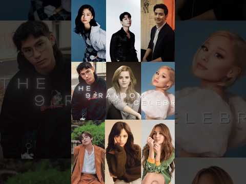 Meet The 9 Random Celebrities (What I Want By: Gregor McMurray) #celebrities #random #meetthem