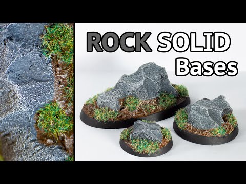 ROCK Solid Basing Idea! | Simple Scenic Boulders