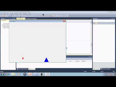 Visual Basic Express 2010 Tutorial 35 Firing The Shot Part 4 Game