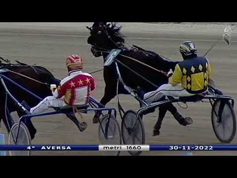 Aversa trotto 30 Novembre 2022- 4° Corsa
