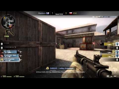 ESC vs Raiders - RAW Match Highlight  - DreamHack Summer 2013 CS:GO