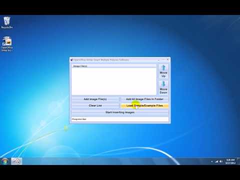 OpenOffice Writer Insert Multiple Pictures Software