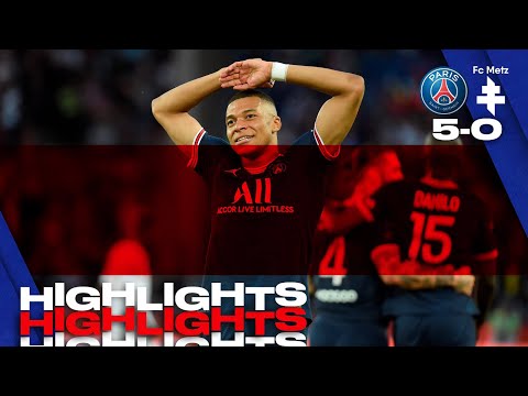 FC PSG Paris Saint Germain 5-0 FC Metz