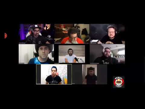 Macario Brujo fumando piedra en la Mesa Reñoña de Franco Escamilla.