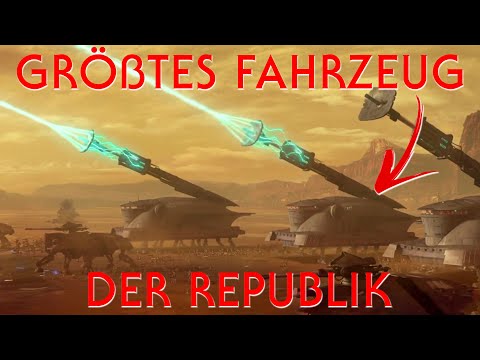 Das gewaltige und größte Bodenfahrzeug der Republik - Alle Details zum SPHA | Star Wars | Kanon