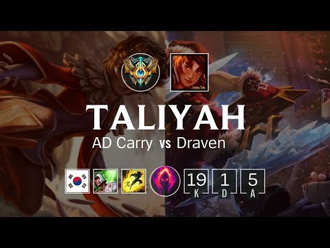 Taliyah Bot vs Draven - KR Challenger Patch 8.23