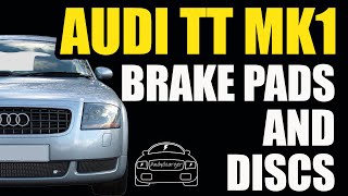 Change front brake pads Audi TT mk1 - changing front brakes for beginners - Audi TT Mk1 (1998–2006)