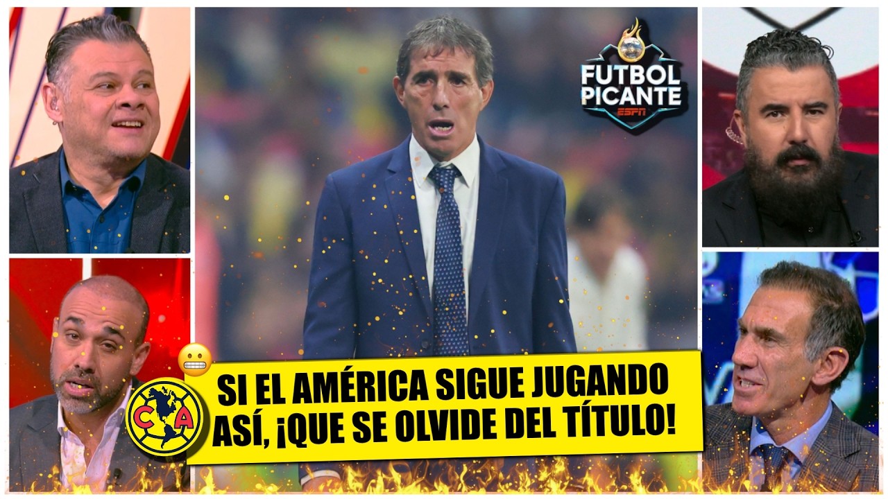 EL AMÉRICA ES LÍDER, pero jugando así NO ESTÁ PARA PELEAR EL TÍTULO de LIGA MX | Fútbol Picante