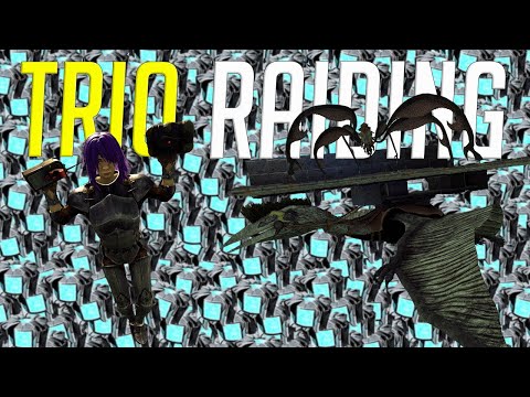 Trio Raiding On Day 1 Of Wipe For INSANE LOOT! - Ark Survival Evolved