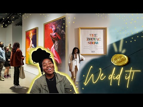 MY FIRST SOLO EXHIBITION🤩Overcoming limiting beliefs, art show tips & tricks, wax seal tips: VLOG