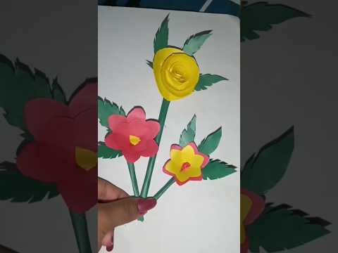 Easy Paper flowers # Nupur Craft