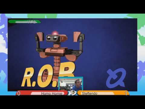 Smash 4 @ CU #4: Homo Homie (Ike, Fox) vs. Steftendo (ROB) WR2