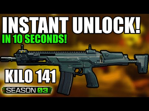 How to Unlock KILO 141 in Warzone/BO6 Season 3!...New Weapon BO6 Instant Unlock!
