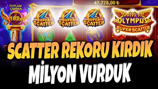 SLOT OYUNLARI | Gates Of Olympus 1000 Türkçe | SCATTER REKORU KIRILDI 