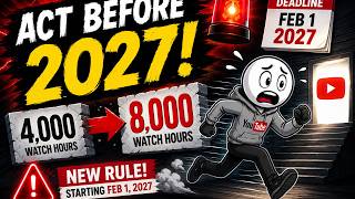 Download lagu YouTube Is Doubling 4,000 Watch Hours — Do This Before 2027 mp3