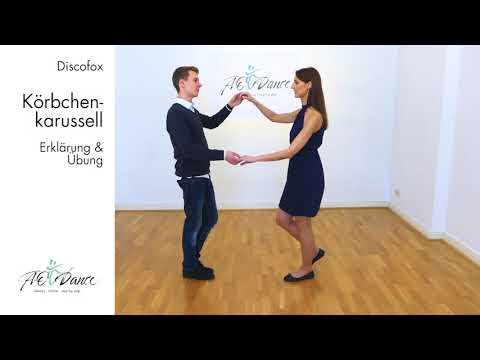 Discofox Figur: Körbchenkarussell - im Detail erklärt zum parallel Mitüben ohne Musik