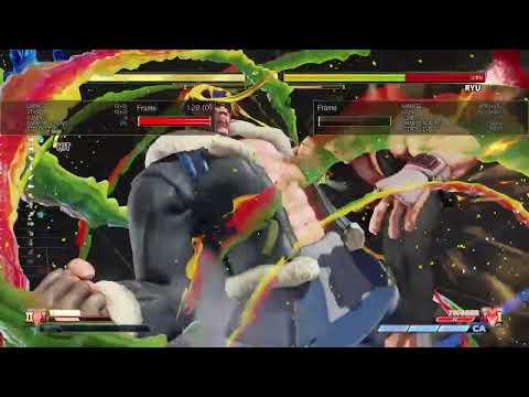 SFV:New Alex's Strongest Stun Combo. 578 Damage